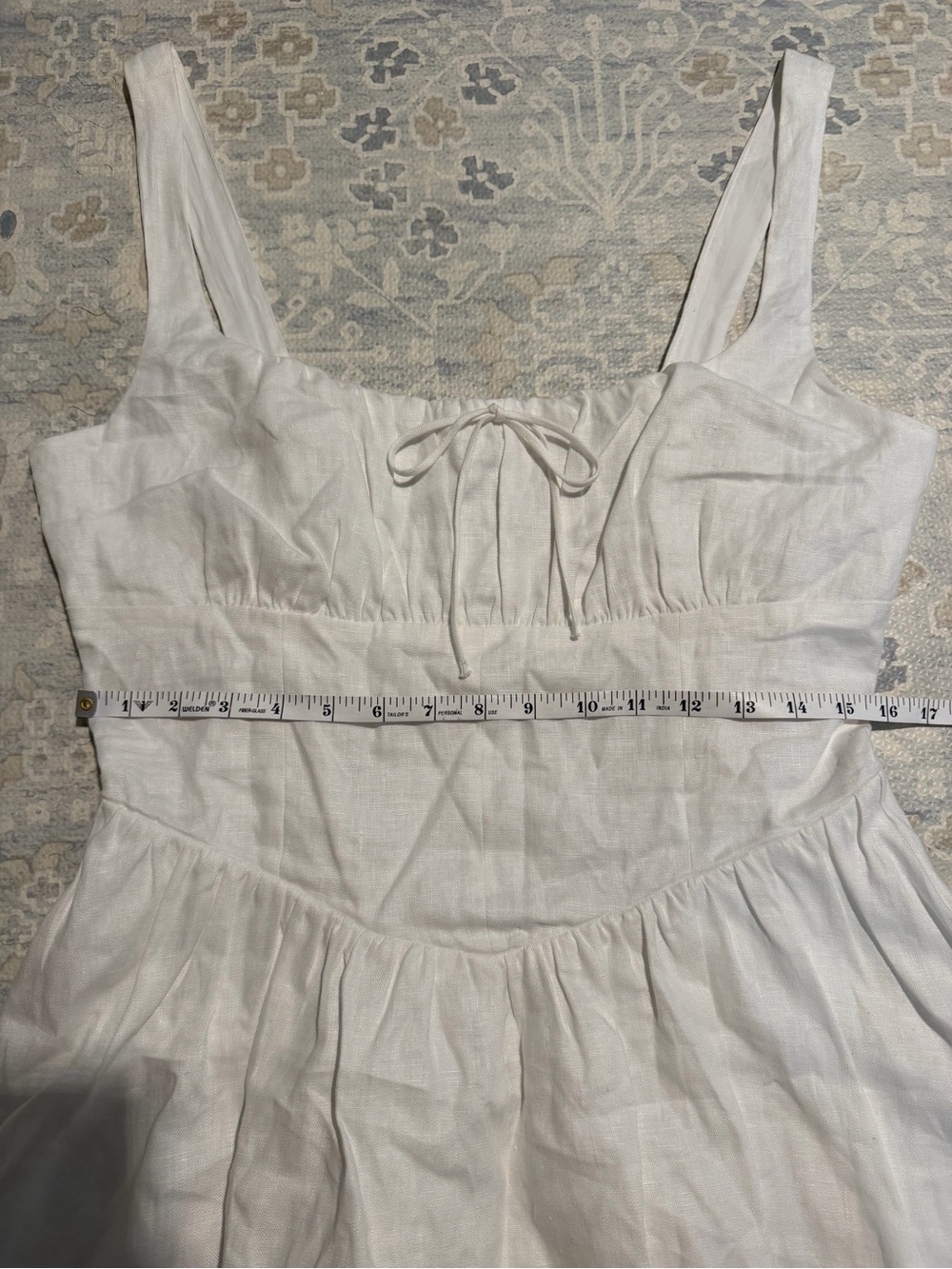 NWT Reformation Daria Linen Dress - Sorority, Cottagecore, Vacation, Coquette - Picture 13 of 16